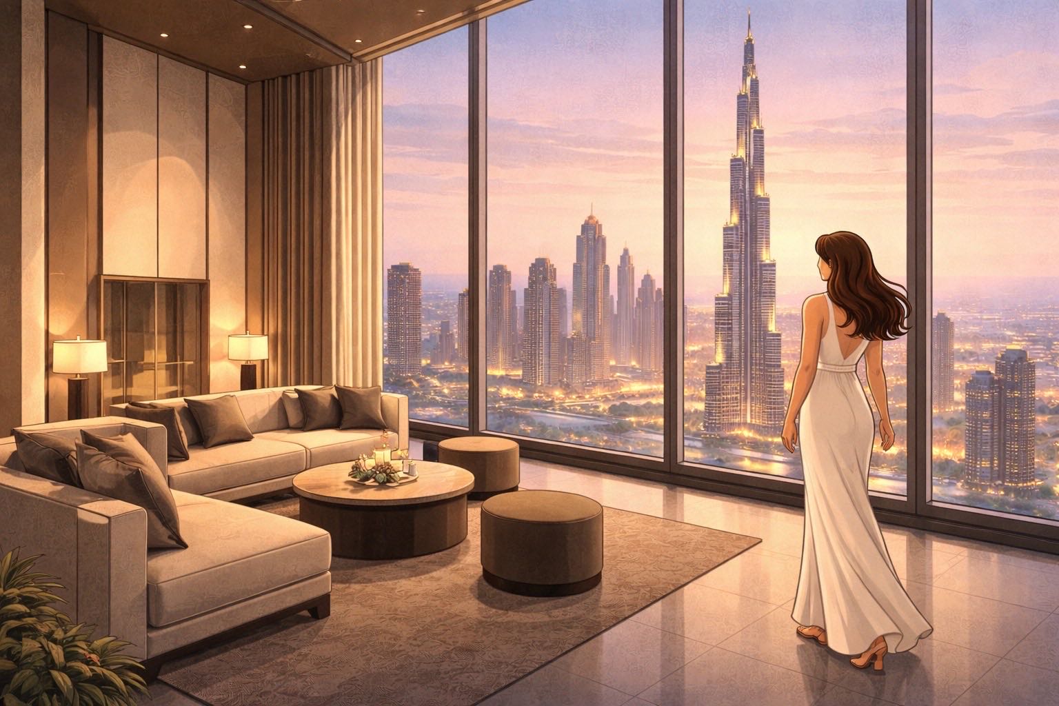 Armani Hotel Dubai, Burj Khalifa